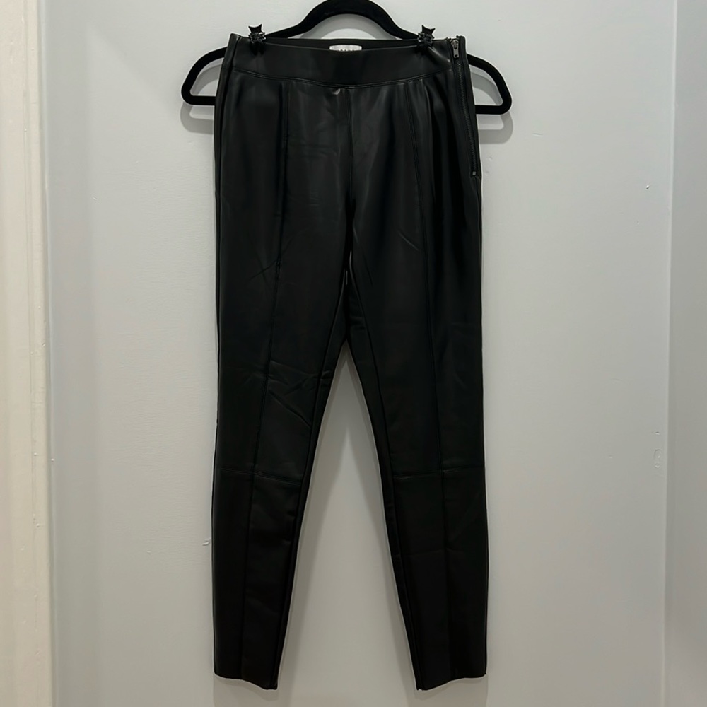 Topshop Faux Leather Leggings